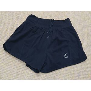 1st phorm womens small black athletic running shorts with front key pocket
